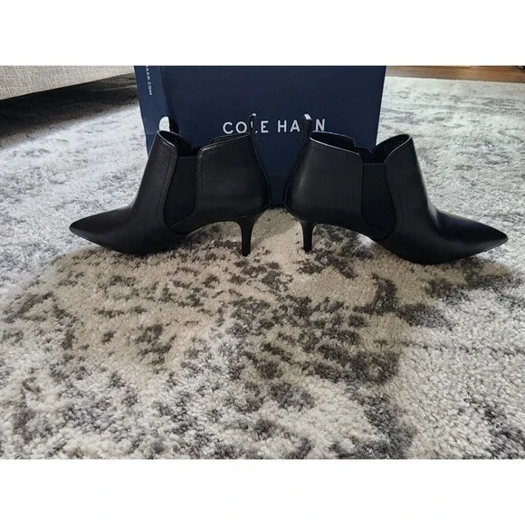 NEW Cole Haan Neely Shootie Women’s Heeled Chelsea Boots 9B Black MSRP $115 - Picture 3 of 8